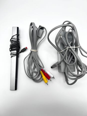 Nintendo Wii RVL-001 Žaidimų Konsolės Pilnas Juodas Rinkinys for sale