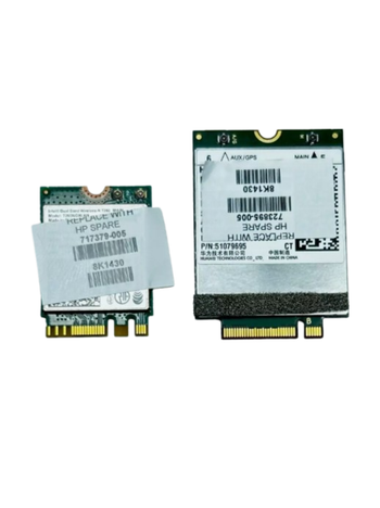 2pcs HP EliteBook Folio 1040 G1 G2 WiFi Wireless Modem MU736 Dual Band Cards Kit