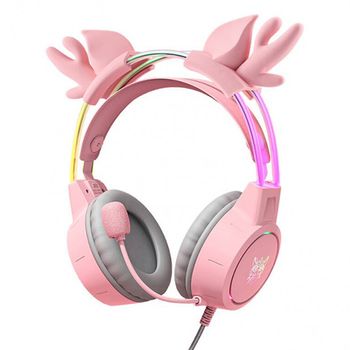 Buy  Onikuma X15 Pro Pink Deer Horns gaming headphones (žaidimų ausinės)