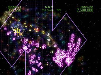 Geometry Wars: Galaxies Wii
