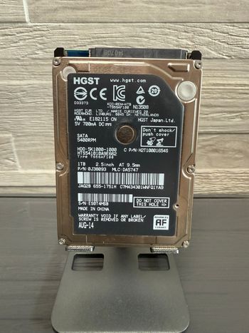 Hitachi Travelstar 5K1000 1 TB HDD Storage