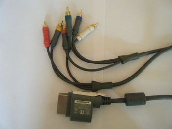  Câble Component HD AV - Mirosoft Xbox 360 - Officiel - Occasion