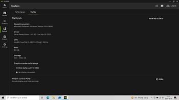 Acer Nitro I5/GTX 1050/8GB RAM/250GB SSD