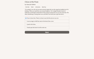 Choice of the Pirate