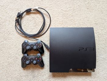 PlayStation 3 Slim, Black, 230GB