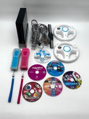 Nintendo Wii RVL-001 REGION FREE Žaidimų Konsolės Pilnas Juodas Rinkinys