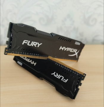 Kingston HyperX Fury 16 GB (2 x 8 GB) DDR4-2666 Black PC RAM