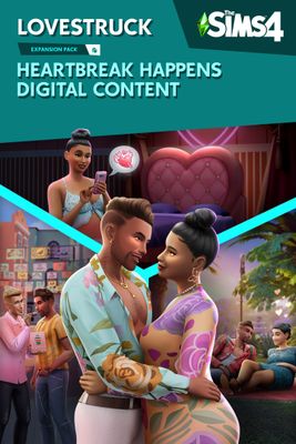The Sims 4 Lovestruck - Heartbreak Happens Digital Content (DLC) cover