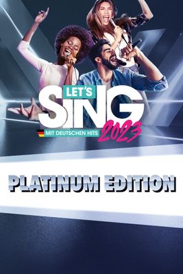 Let's Sing 2023 mit deutschen Hits Platinum Edition cover