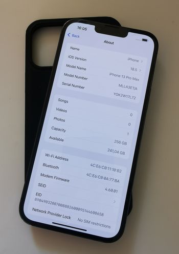 Apple iPhone 13 Pro Max 256GB Graphite