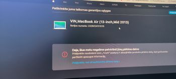 Apple Macbook Air 2013 mid,I5, 8gb ram, 250ssd