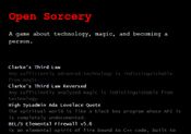 Open Sorcery Steam Key GLOBAL