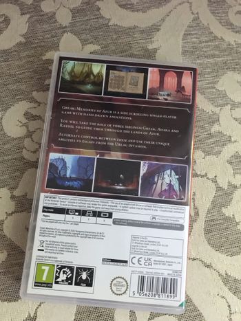Greak Memories of Azur Nintendo Switch