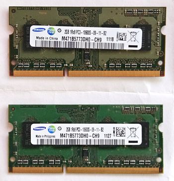 Samsung M471B5773DH0-CH9 2GB DDR3 1333 MHz