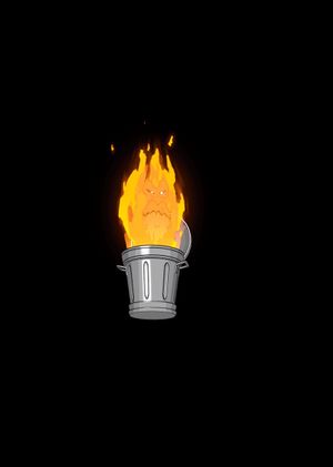 Fortnite - Talking Trashfire Back Bling (DLC) Epic Games Key GLOBAL