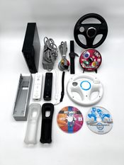 Nintendo Wii RVL-101 Žaidimų Konsolės Pilnas Juodas Rinkinys