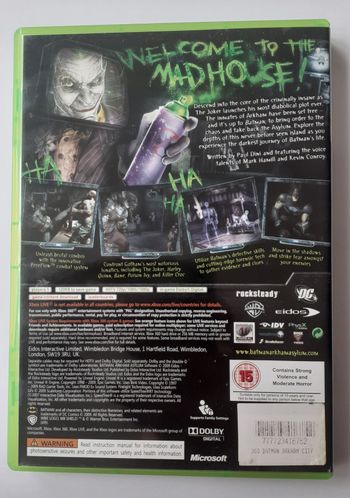 Batman: Arkham Asylum Xbox 360