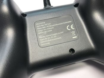 Original Piranha 397231 Wired Controller – Xbox 360 & PC Gamepad with Vibration!