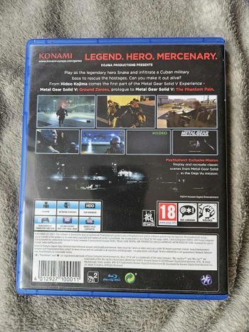 Buy METAL GEAR SOLID V: GROUND ZEROES PlayStation 4