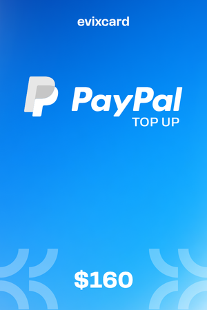 EvixCard PayPal Gift Card 160 USD Key GLOBAL
