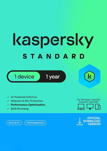 Kaspersky Standard (1 Year / 1 Device) Key EUROPE