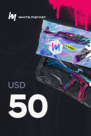 WhiteMarket Wallet Karte 50 USD Key GLOBAL