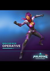 Paladins - Skye Hero + Operative Skin Key GLOBAL