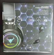Get Naujos KIKC žaidimų ausinės su RGB apšvietimu, mikrofonu ir papildomu dėklu 