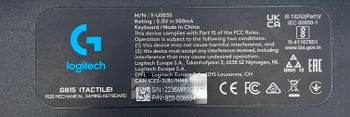Logitech G815 (Tactile) RGB Mechaninė Gaming USB Klaviatūra