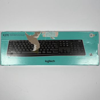 Logitech K270 Wireless Keyboard for Windows 2.4 GHz Wireless Full-Size Numpad
