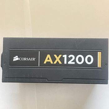 CORSAIR AX1200 1200W 80+ Gold Black Cables Modular (PILNAI MODULINIS / TRUKSTA VISU LAIDU) PSU maitinimo blokas PC Power supply maitekas maitblokis