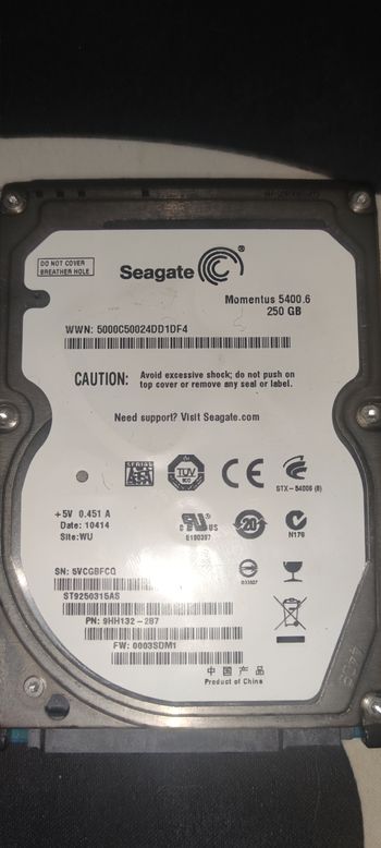 250gb hdd