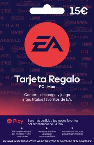 EA Gift Card 15 EUR Key SPAIN