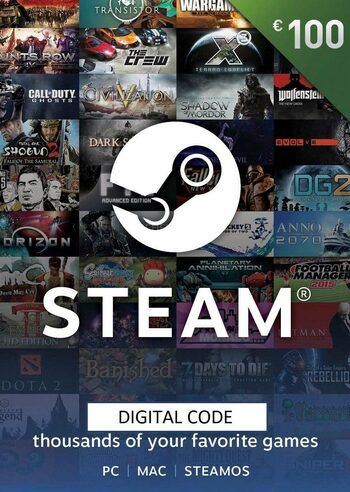 Steam Wallet Gift Card 100 EUR Steam Key FINLAND
