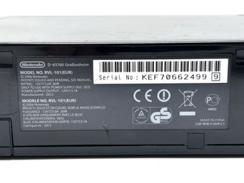 Nintendo Wii RVL-101 Žaidimų Konsolės Pilnas Juodas Rinkinys