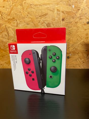 Nintendo Switch Joy Con Green and pink