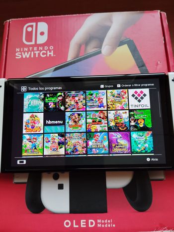 NINTENDO SWITCH OLED Fl@sheada 256gb sd