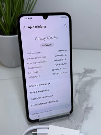 Redeem Samsung A34 5G 6/128GB 