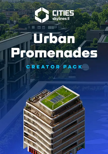 Cities: Skylines II - Creator Pack: Urban Promenades (DLC) (PC) Steam Key GLOBAL