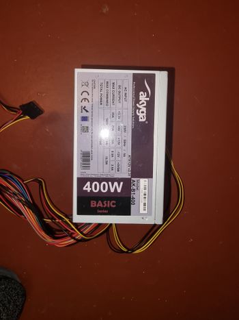 400w PSU maitinimo blokas stacionariam kompiuteriui 