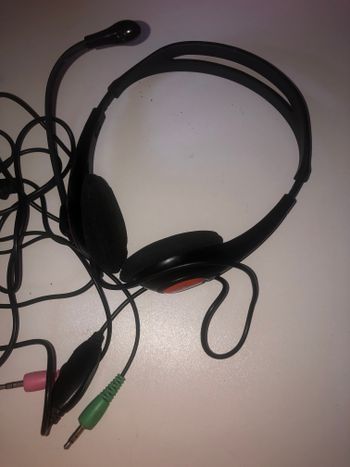 Acme ausnės su mikrafonu