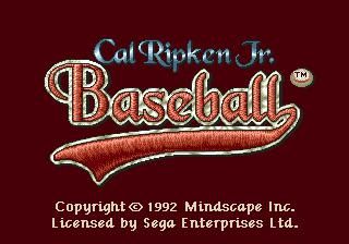 Cal Ripken Jr. Baseball SNES