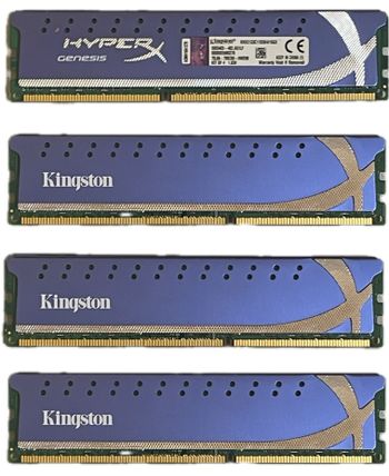 16GB Kit (4x 4GB) DDR3 Kingston HyperX 2133MHz Cl11-12-11 1.65v KHX2133C11D3K4-16GX RAM Operatyvioji atmintis PC atmintis Gaming Ramas stick kompiuterio