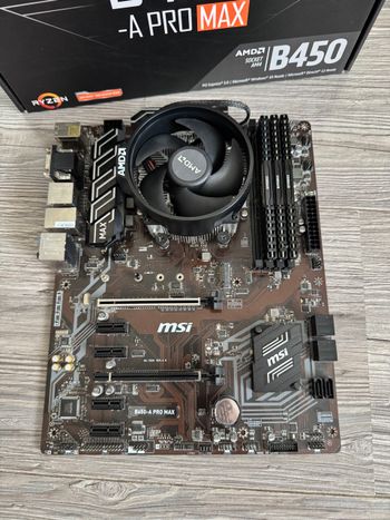 Komplektas: Ryzen 5 5600X + MSI B450 + 16 GB RAM 