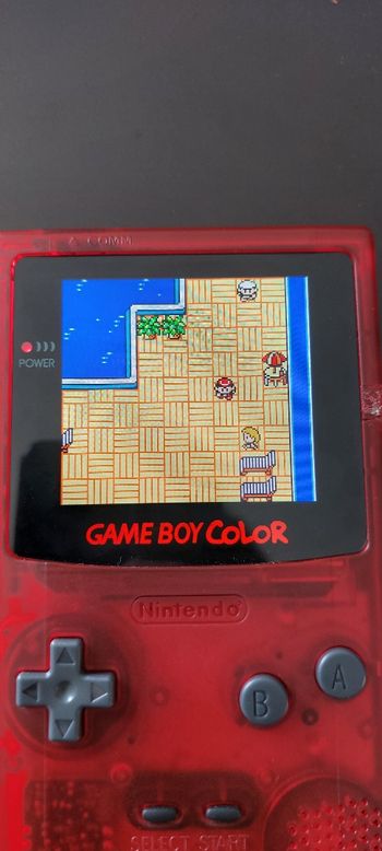 Modded Gameboy Color, OLED ekranas.