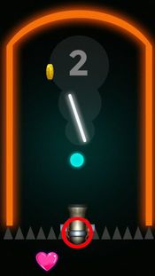 Redeem Glow Ball : Bouncy wall