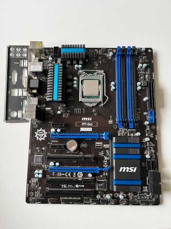 MSI Z97-G43 + I5 4690
