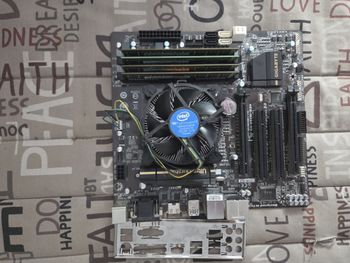 Parduodamas komplektas MB+CPU+RAM