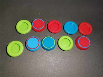 10x Pultelio analogų papildomos apsauginės gumos / caps'ai / stick'ų apsauga