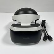 Sony PlayStation VR PSVR PS4 White Virtual Reality Headset + Cables